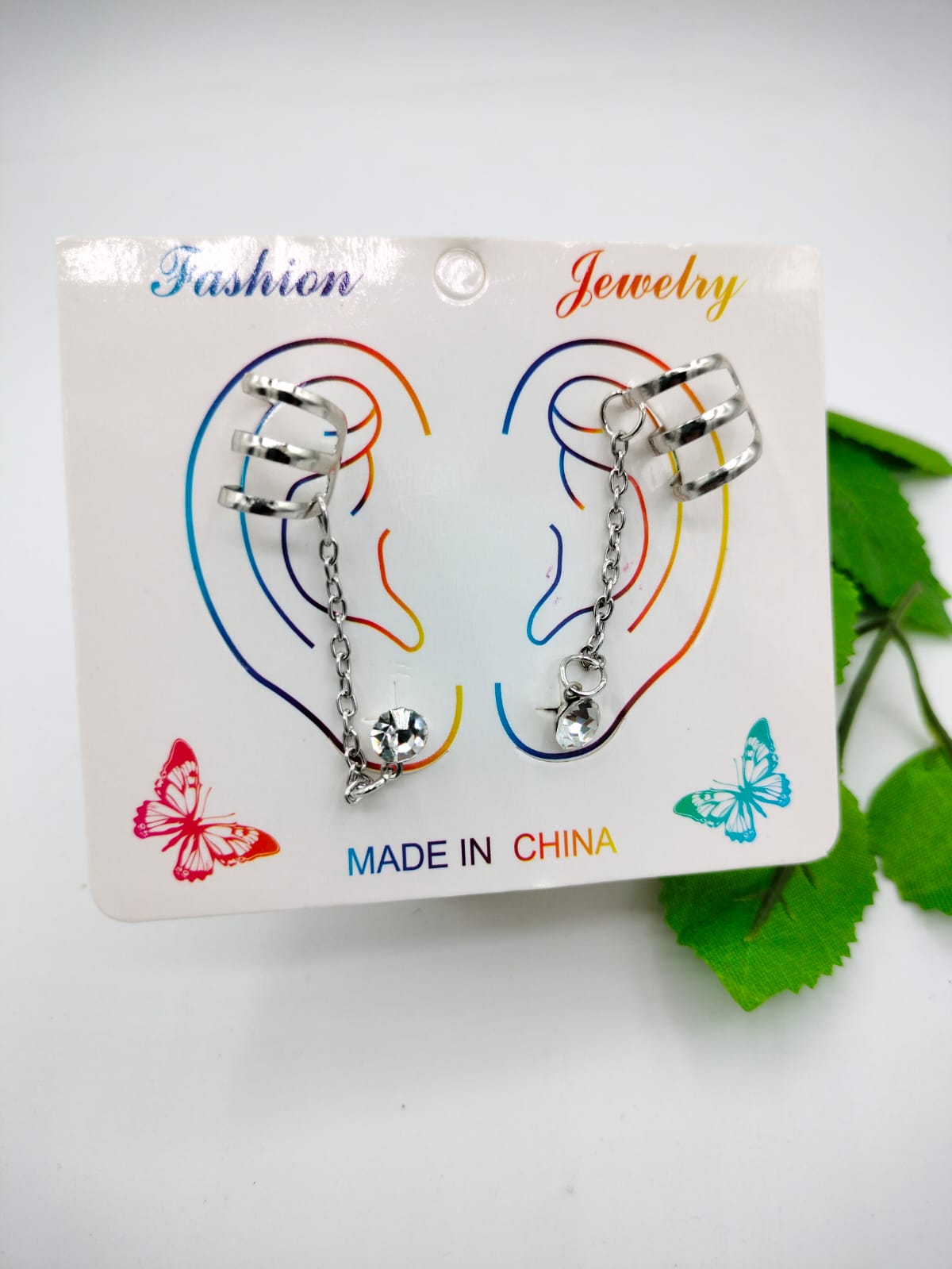 Silver Cuff Earrings Jewelry