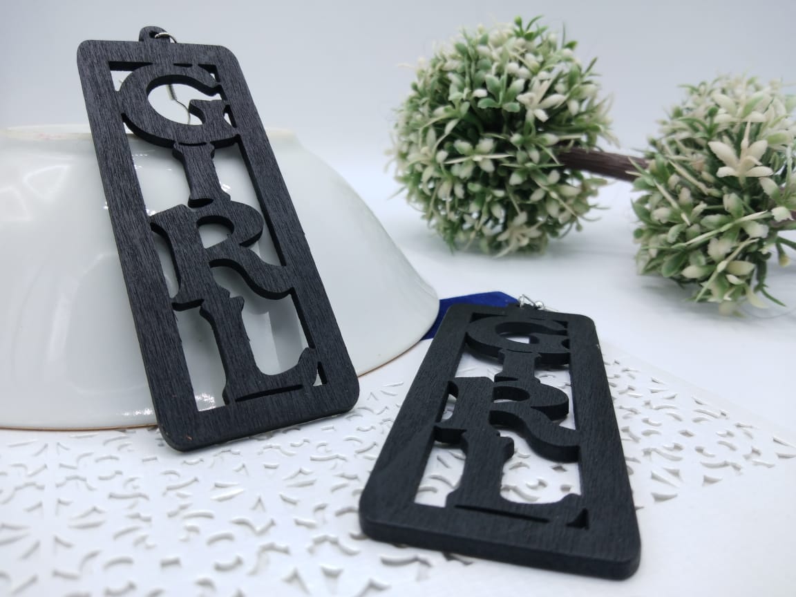 Trendy Newest Girl Wooden Earrings