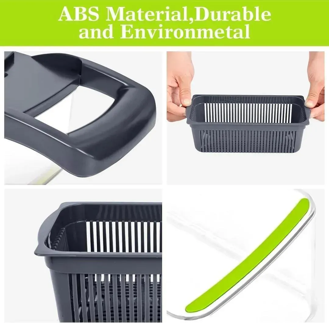 Multicolor Vegetable Cutter with 7 Blades for Easy Slicing Dicing - Image 5