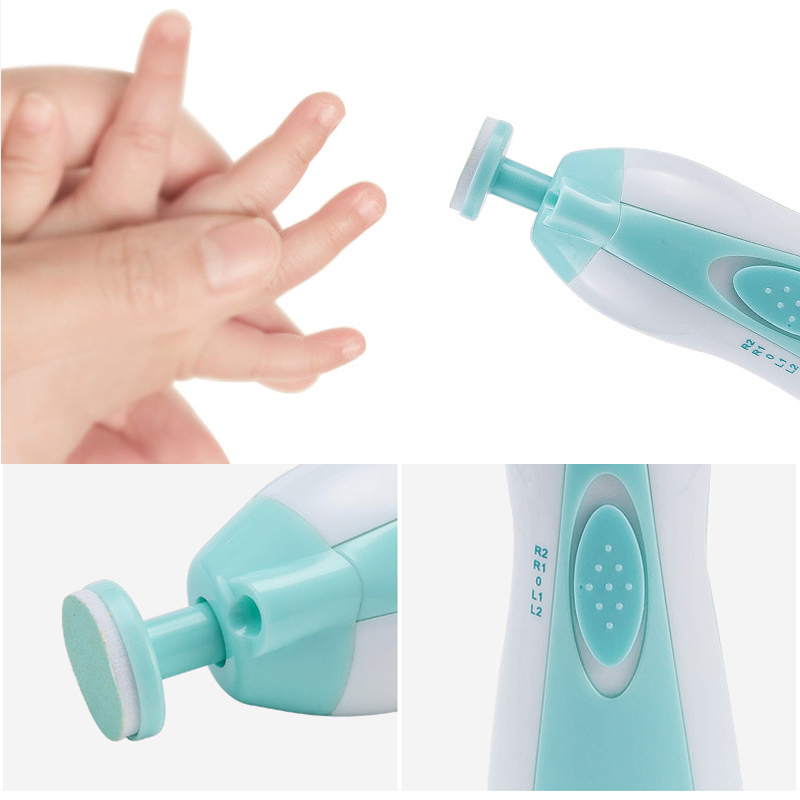 6 in 1 Portable Electric Baby Nail Trimmer & Manicure Set - Image 8