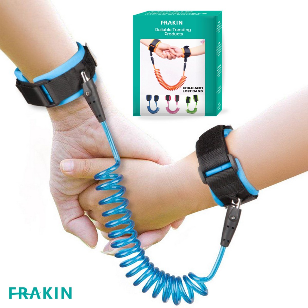 Baby Child Anti Lost Wrist Link Safety Harness Strap Rope Leash Walking Hand Belt Band Wristband For Toddlers, Kids Loss - Image 4