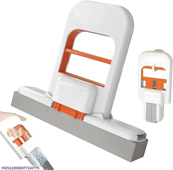Mini Mop with Water Absorbent Sponge White 24.8x15cm - Image 6