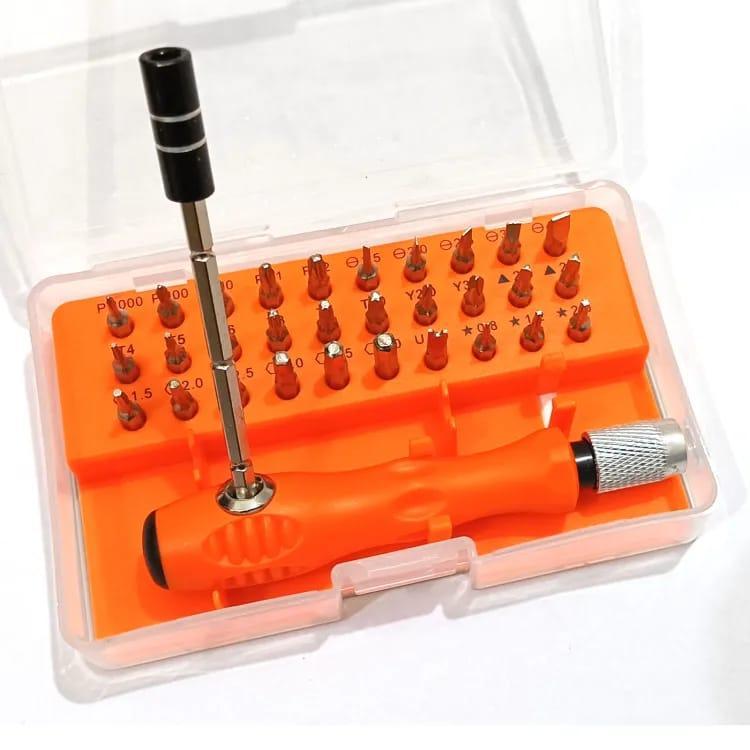32 in 1 Magnetic Screwdriver Set Orange - Image 2