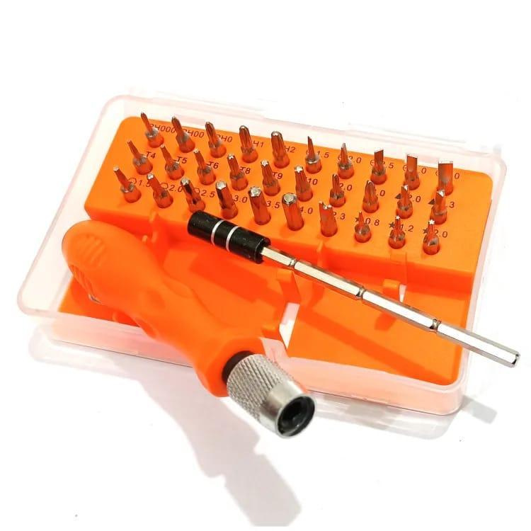 32 in 1 Magnetic Screwdriver Set Orange - Image 3