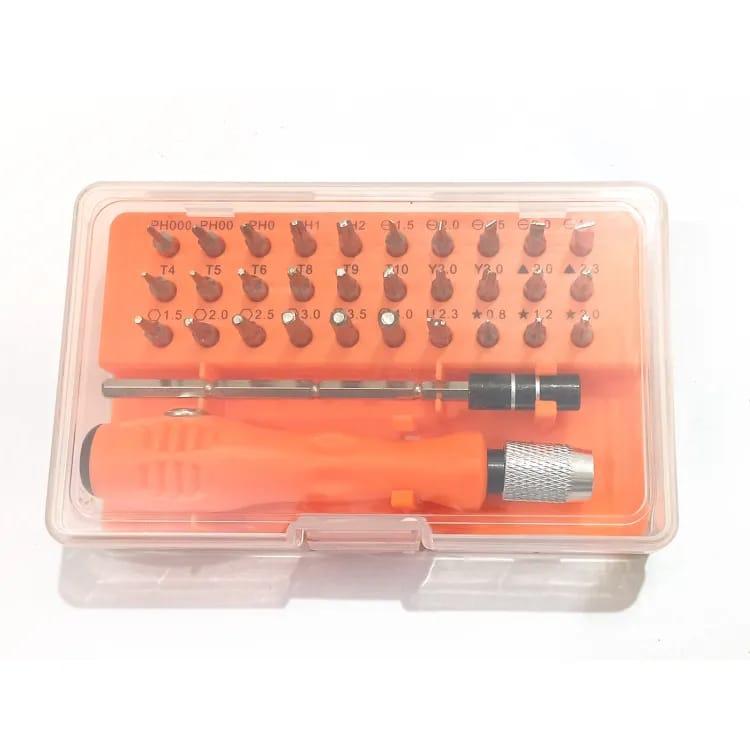 32 in 1 Magnetic Screwdriver Set Orange - Image 4