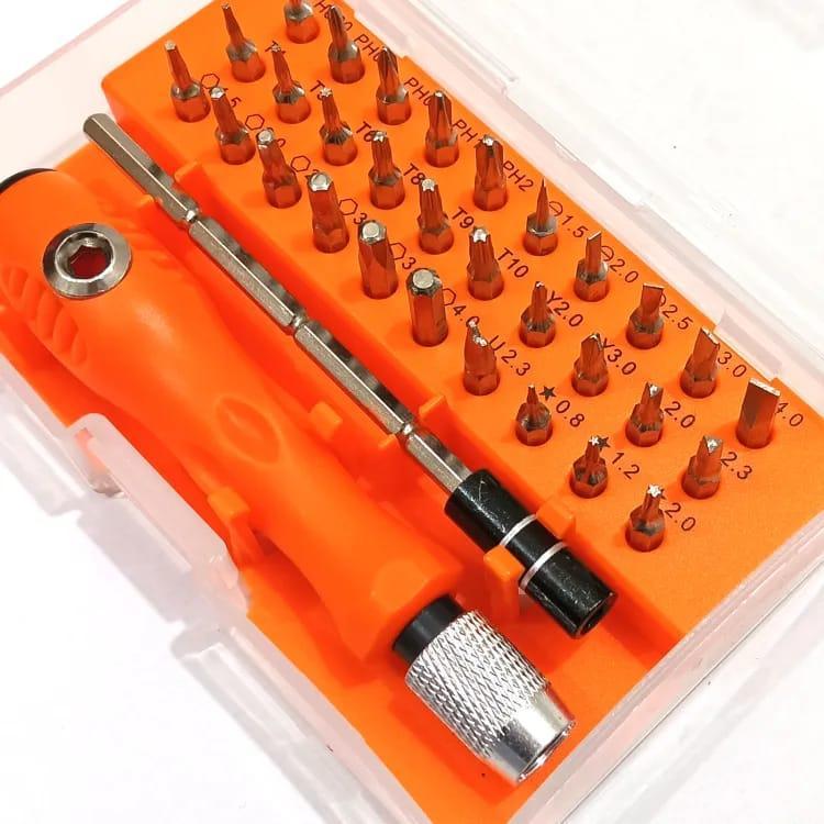 32 in 1 Magnetic Screwdriver Set Orange - Image 5