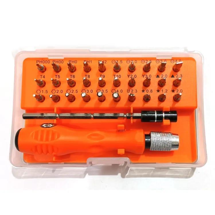 32 in 1 Magnetic Screwdriver Set Orange - Image 6