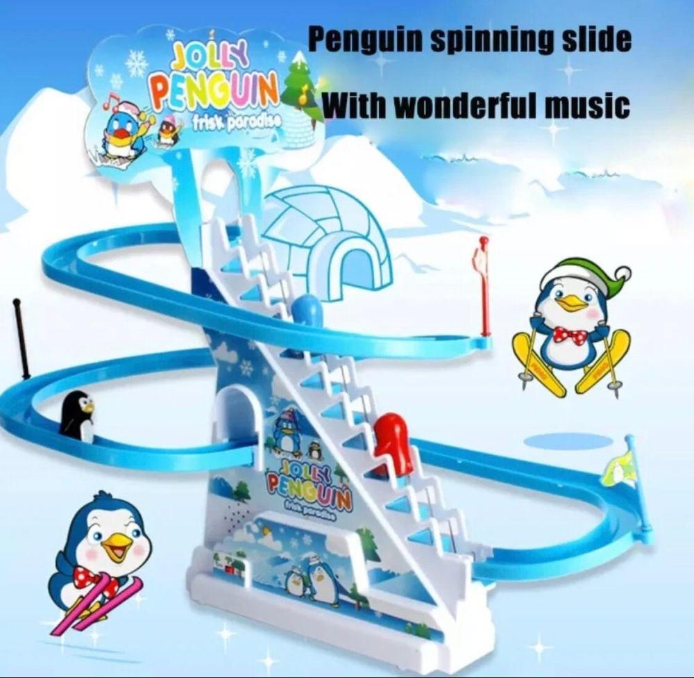 Jolly Penguin Frisbee Toy with LED Lights & Music - Image 3