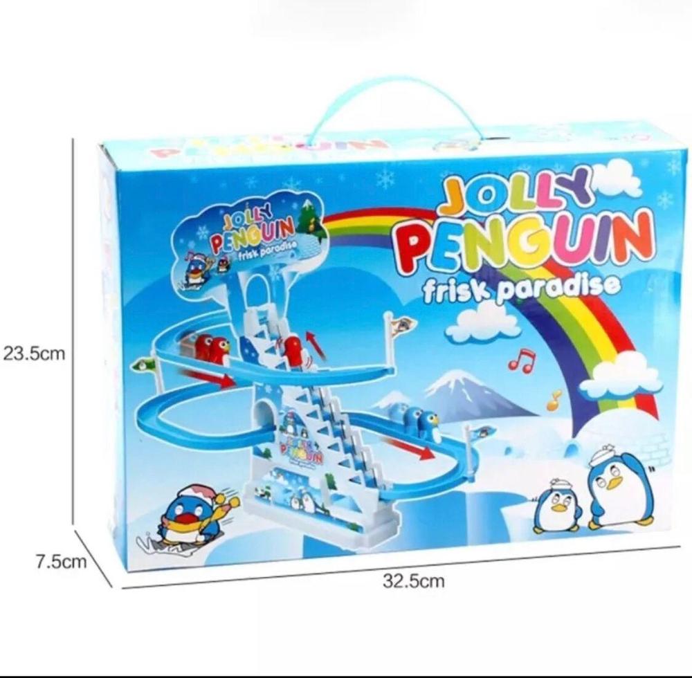 Jolly Penguin Frisbee Toy with LED Lights & Music - Image 4