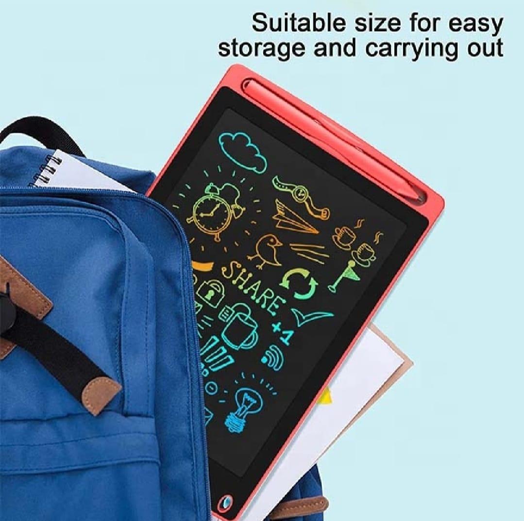 12-inch LCD Writing Tablet for Kids Multicolor Design - Image 5
