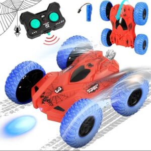 RC Car Spider Theme Red Blue Electric Drive