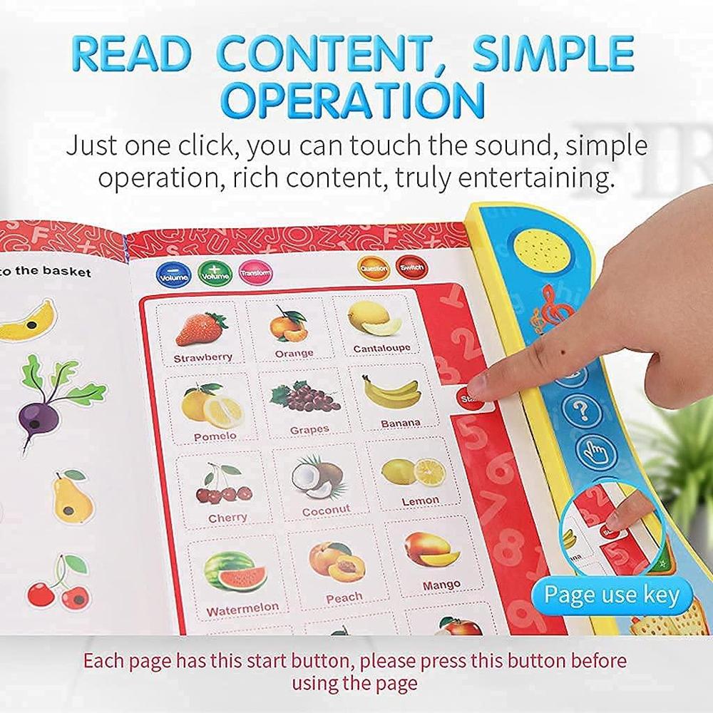 Interactive Phonetics Learning Book for Kids Red Yellow Blue - Image 5