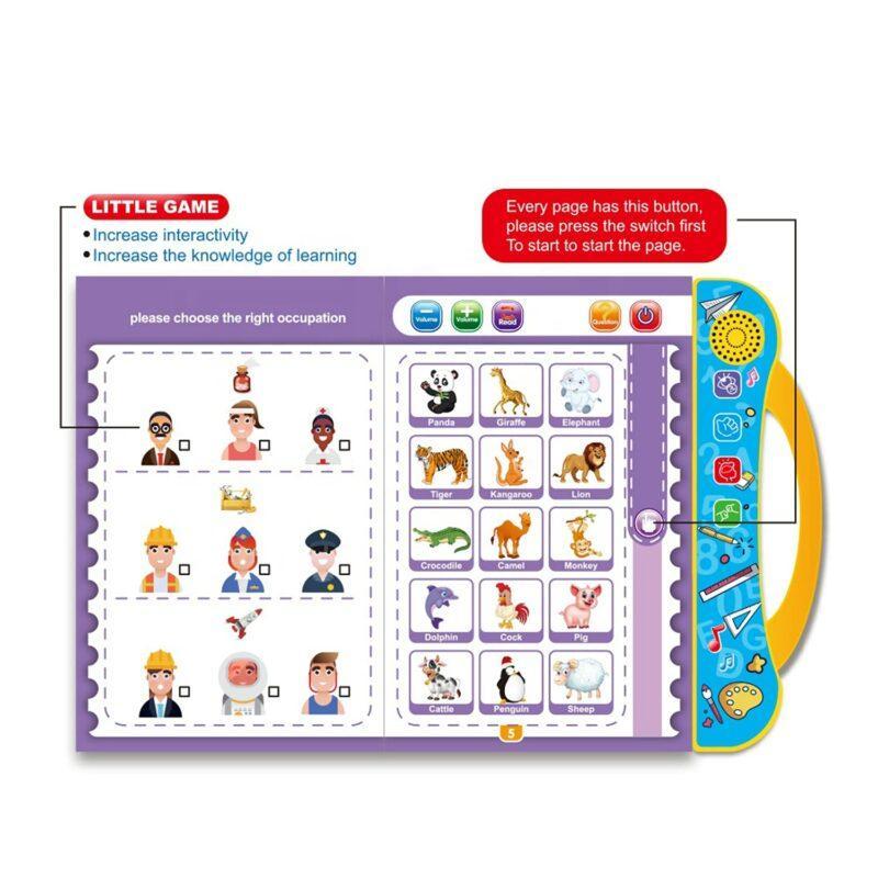 Interactive Phonetics Learning Book for Kids Red Yellow Blue - Image 4