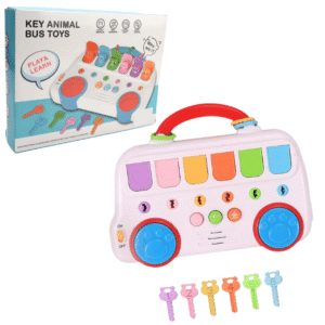 Animal Sounds Key Bus – Interactive Educational Toy for Kids