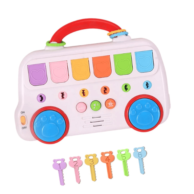 Animal Sounds Key Bus – Interactive Educational Toy for Kids - Image 4