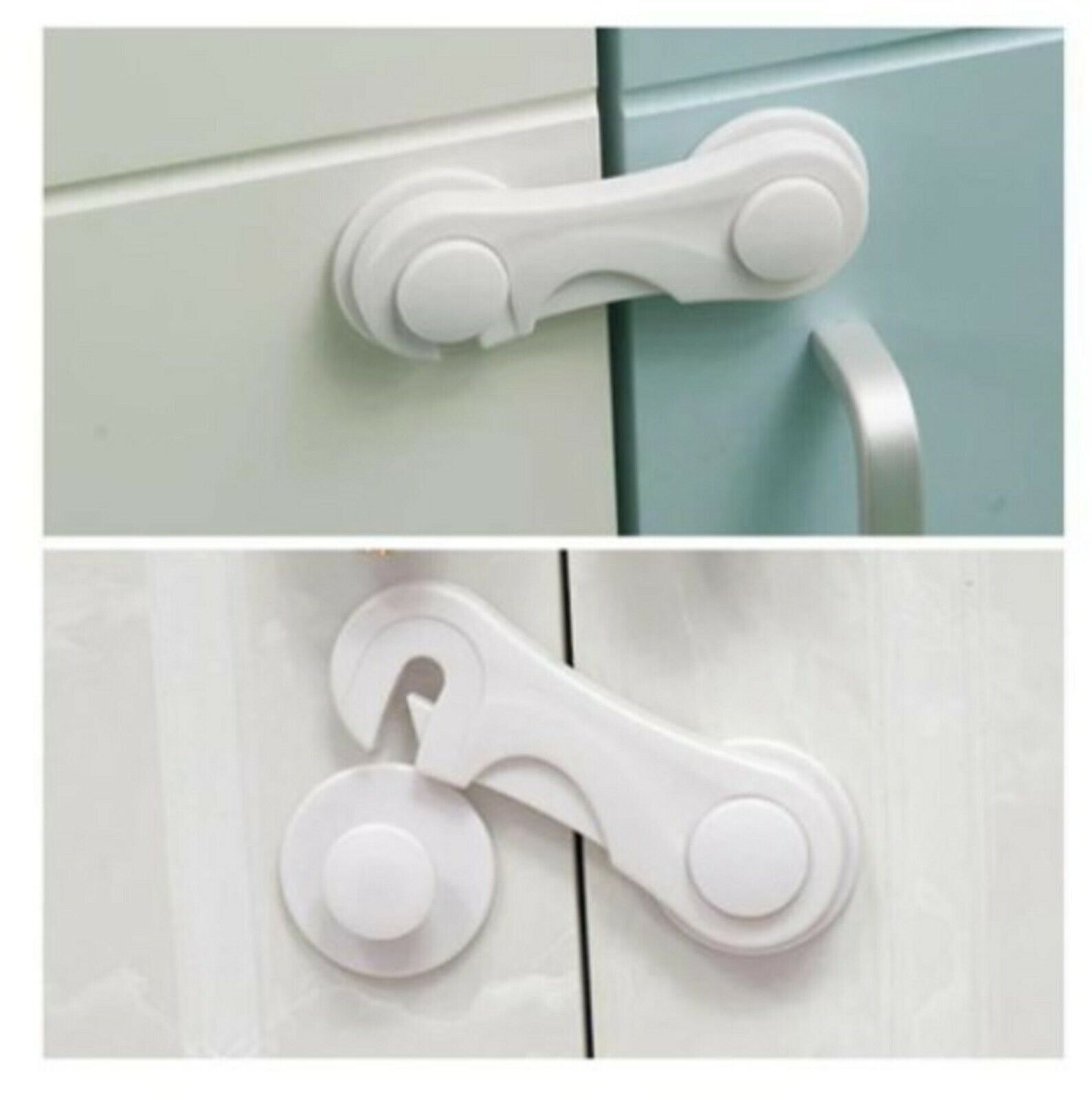 Child Baby Safety Locks Drawer Cabinets Fridge Locks Furniture Blockers Doors Baby Safety Lock Security Toddler Safety - Image 2